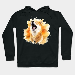 Shiba Inu Scream Hoodie